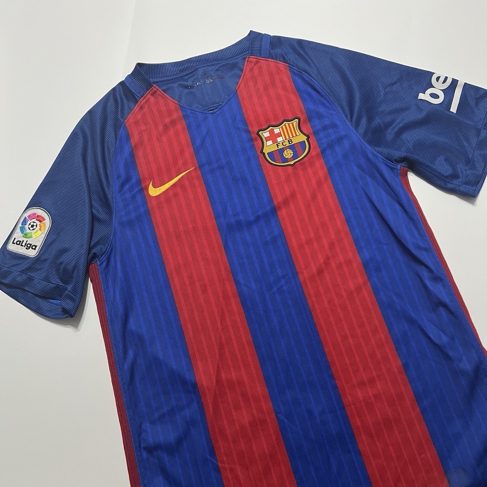 FC Barcelona 2016-17 La Liga Home Soccer Jersey Nike 776850-481 Men's Small